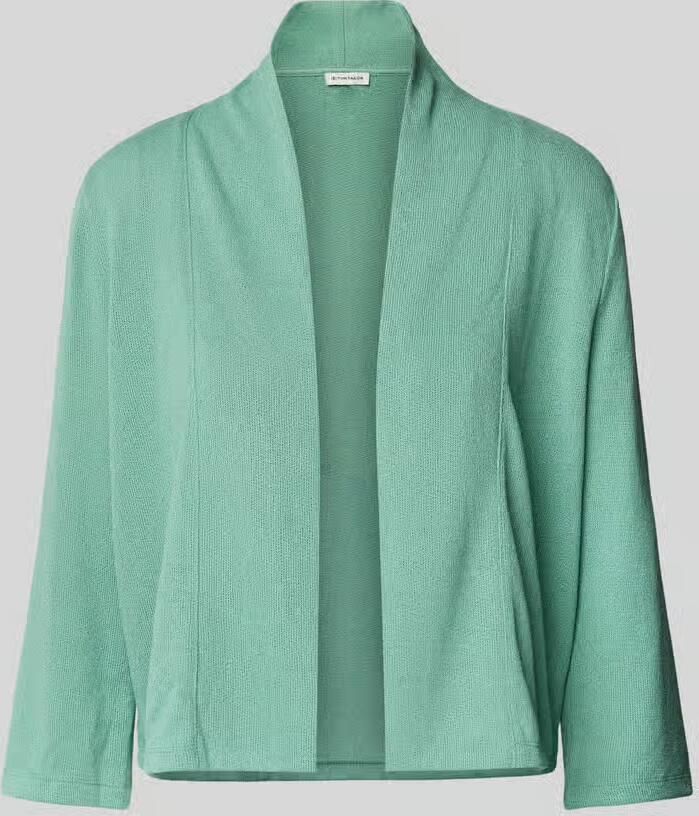 Tom Tailor Regular fit gebreid jack van viscosemix
