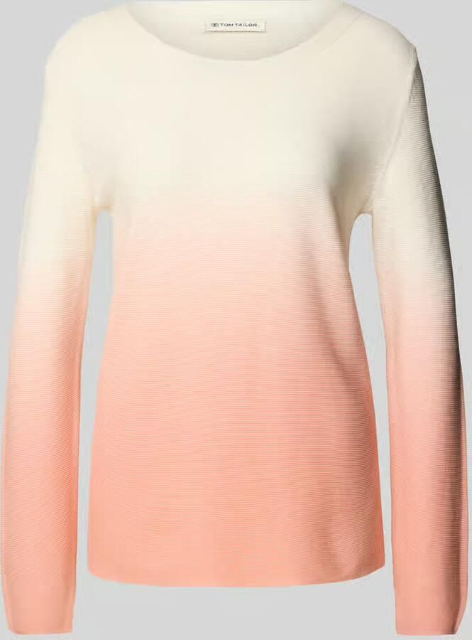 Tom Tailor Regular fit gebreide pullover met kleurverloop
