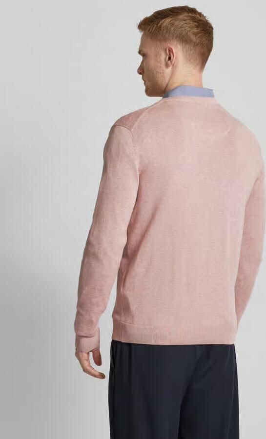Tom Tailor Regular fit gebreide pullover met V-hals