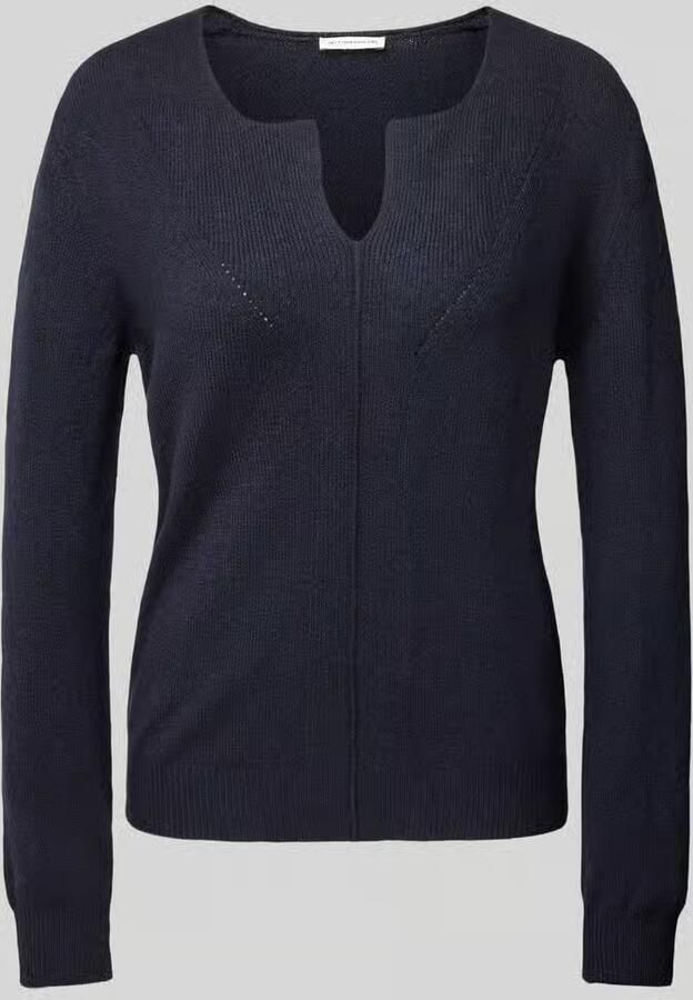 Tom Tailor Regular fit gebreide pullover met wol