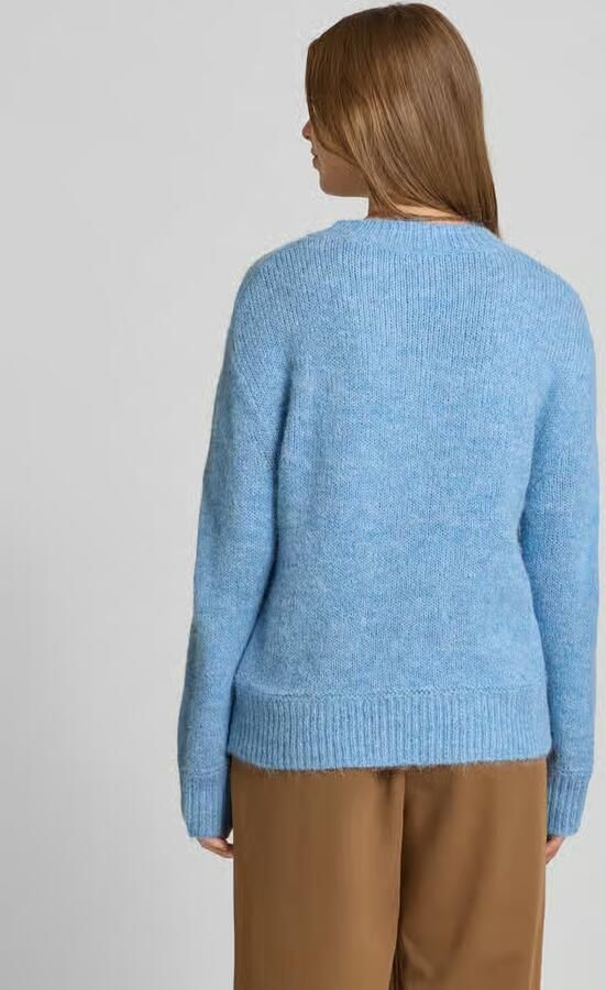 Tom Tailor Regular fit gebreide pullover met wol