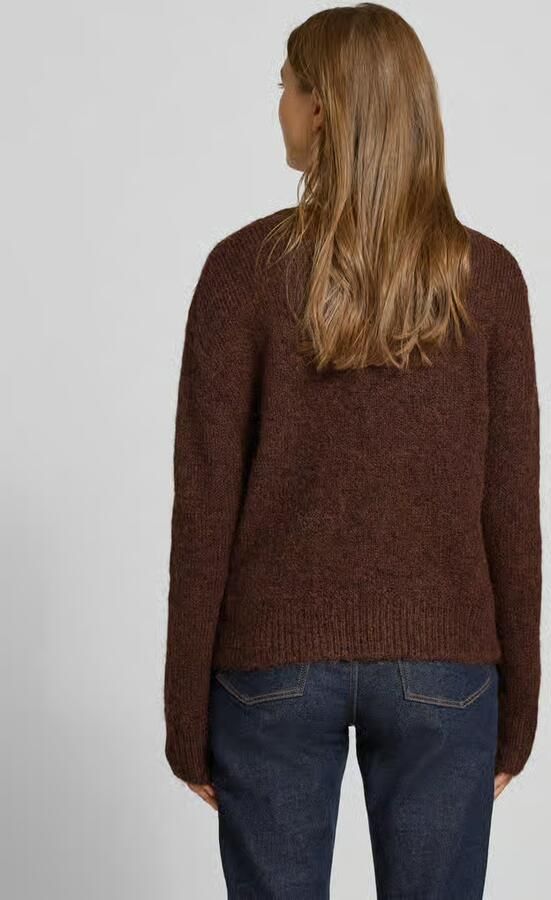 Tom Tailor Regular fit gebreide pullover met wol