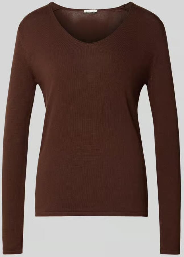Tom Tailor Regular fit gebreide pullover van een mix van katoen en viscose - Foto 3
