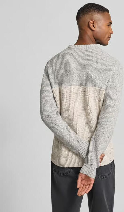 Tom Tailor Regular fit gebreide pullover van katoenmix