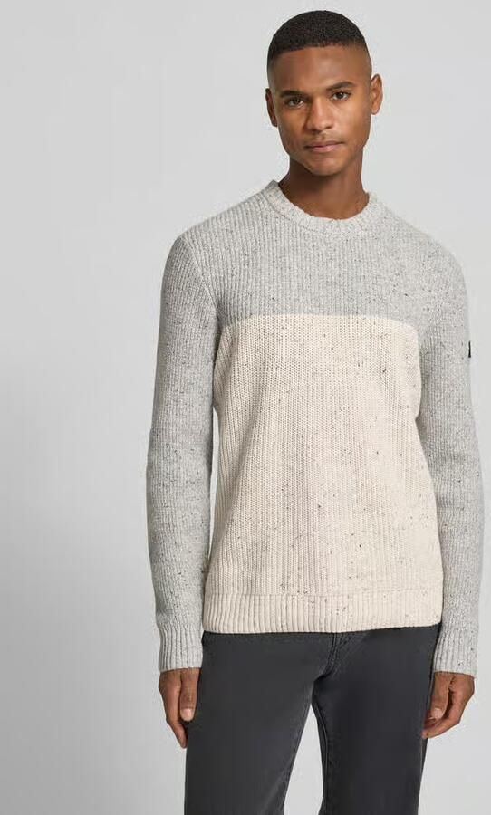 Tom Tailor Regular fit gebreide pullover van katoenmix - Foto 2