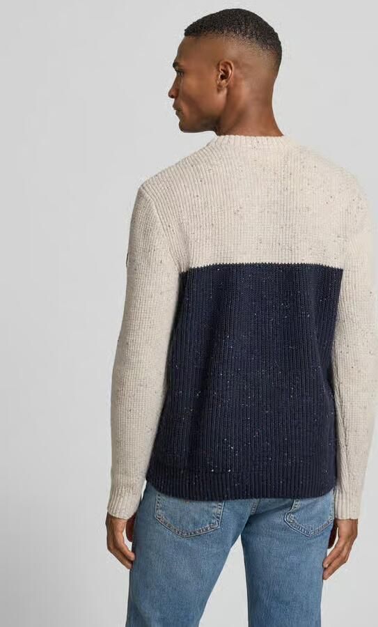 Tom Tailor Regular fit gebreide pullover van katoenmix