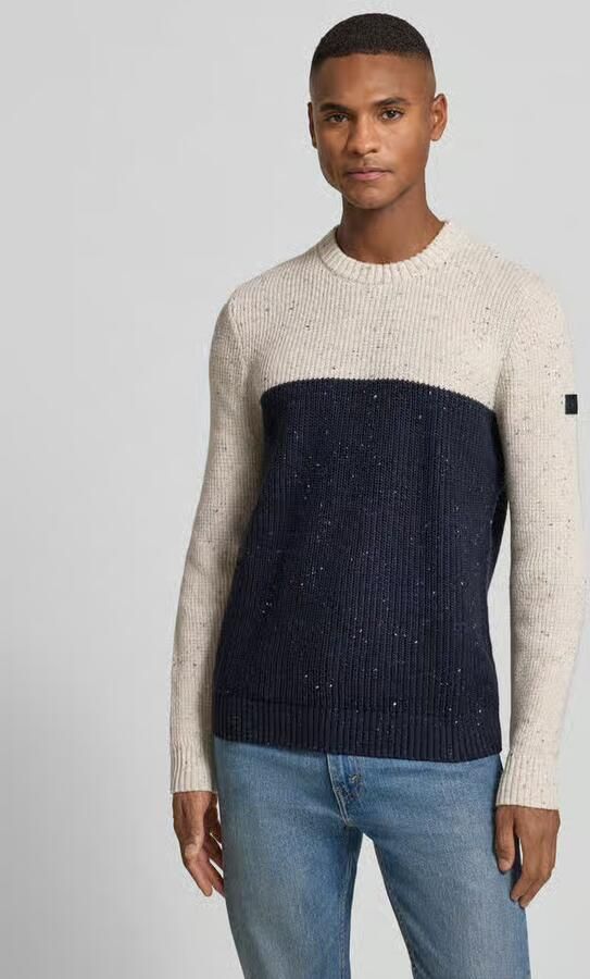 Tom Tailor Regular fit gebreide pullover van katoenmix - Foto 2