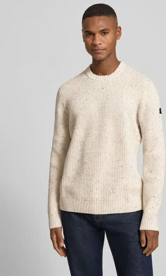 Tom Tailor Regular fit gebreide pullover van katoenmix - Foto 2