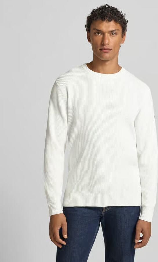 Tom Tailor Regular fit gebreide pullover van katoenmix - Foto 3