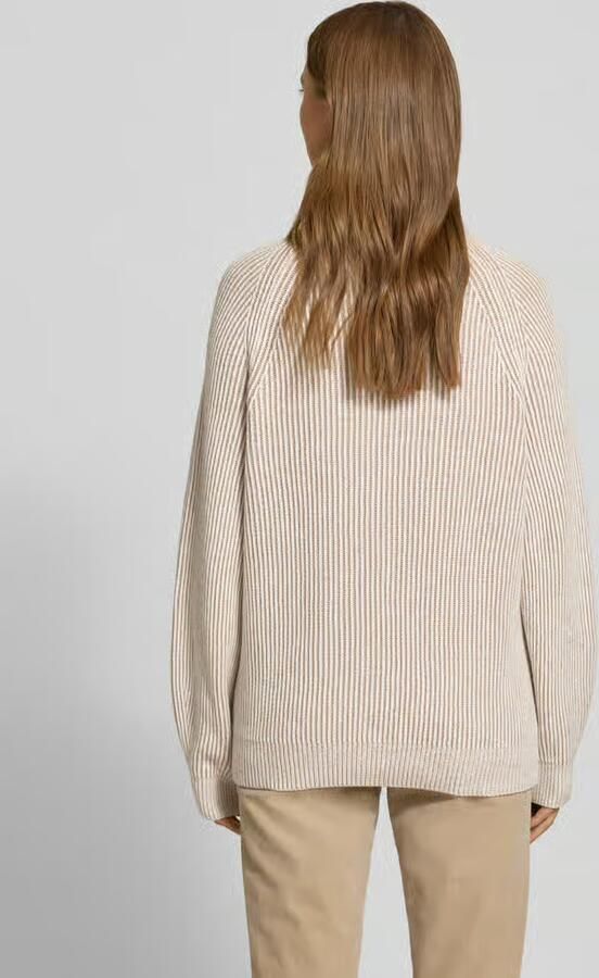 Tom Tailor Regular fit gebreide pullover van katoenmix met wol - Foto 2