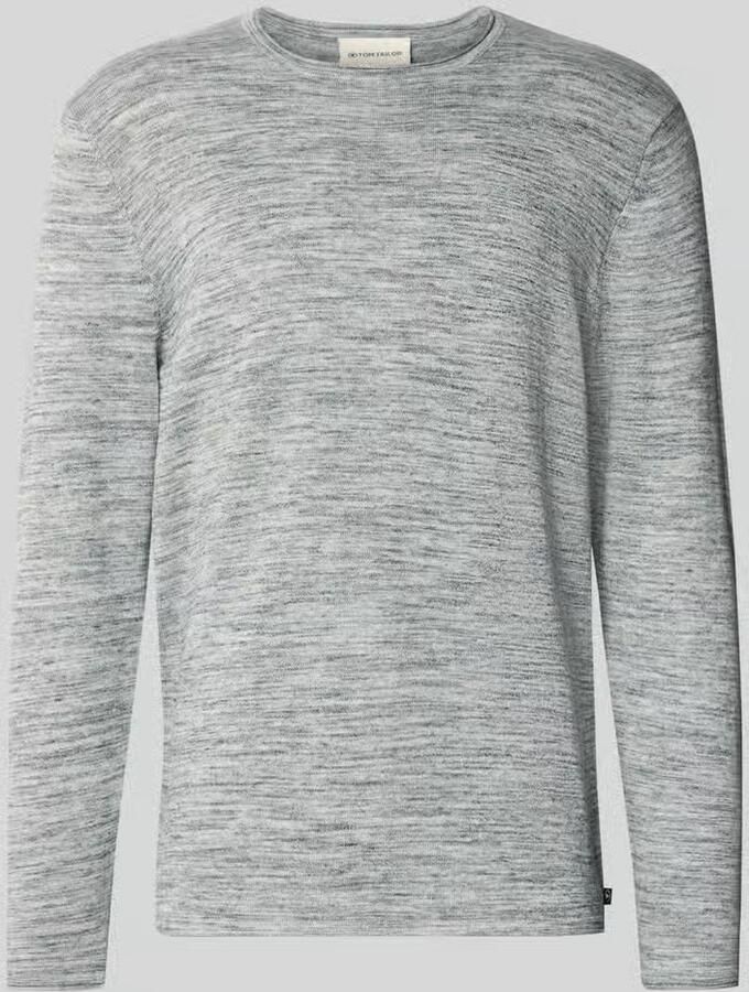 Tom Tailor regular fit gebreide pullover van katoenmix model space dye - Foto 2