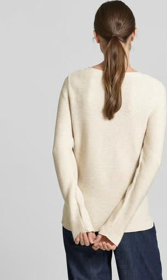 Tom Tailor Regular fit gebreide pullover van zuiver katoen