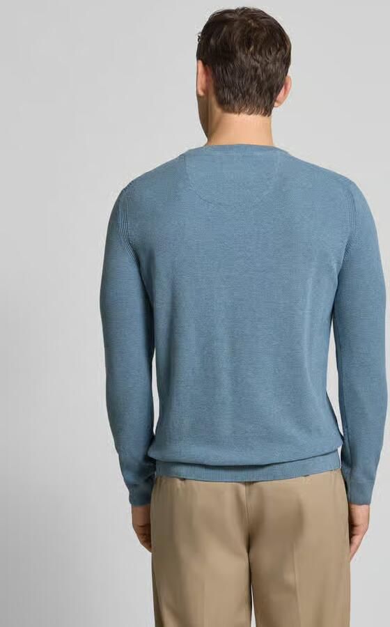 Tom Tailor Regular fit gebreide pullover van puur katoen