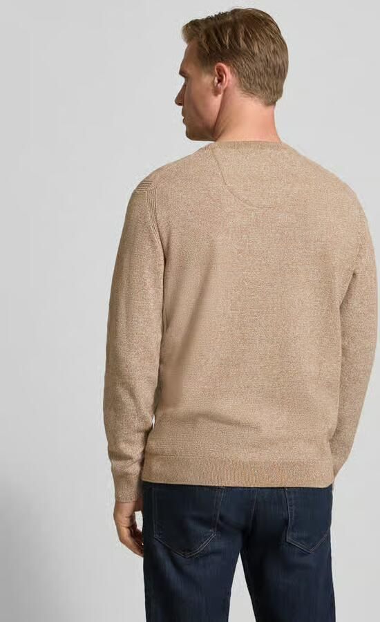 Tom Tailor Regular fit gebreide pullover van puur katoen