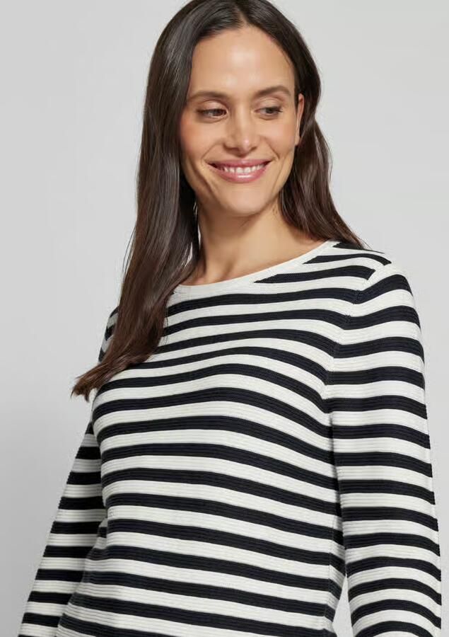 Tom Tailor Regular fit gebreide pullover van zuiver katoen