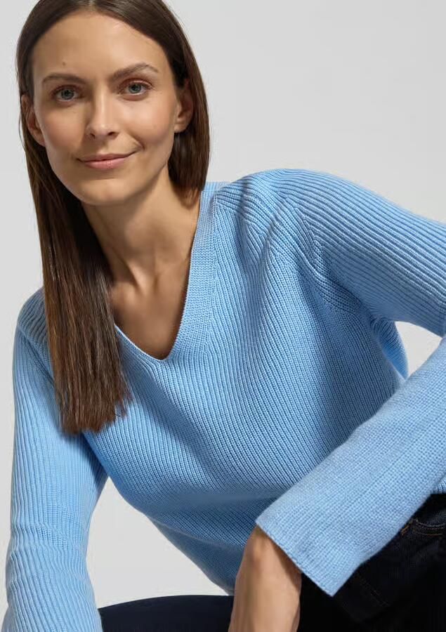 Tom Tailor Regular fit gebreide pullover van zuiver katoen - Foto 2