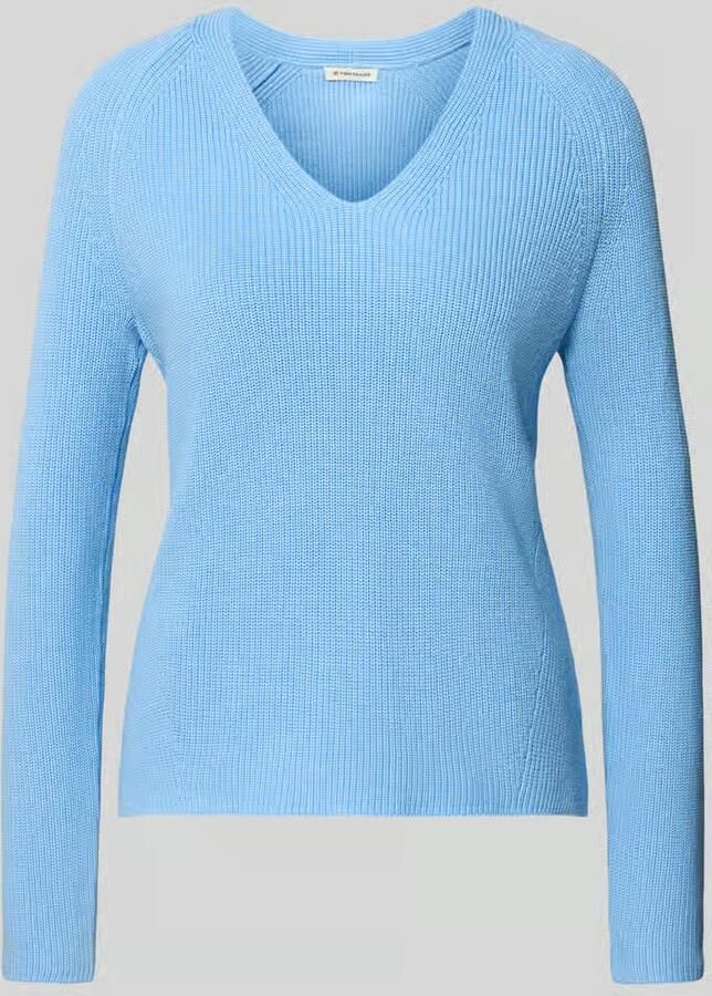 Tom Tailor Regular fit gebreide pullover van zuiver katoen