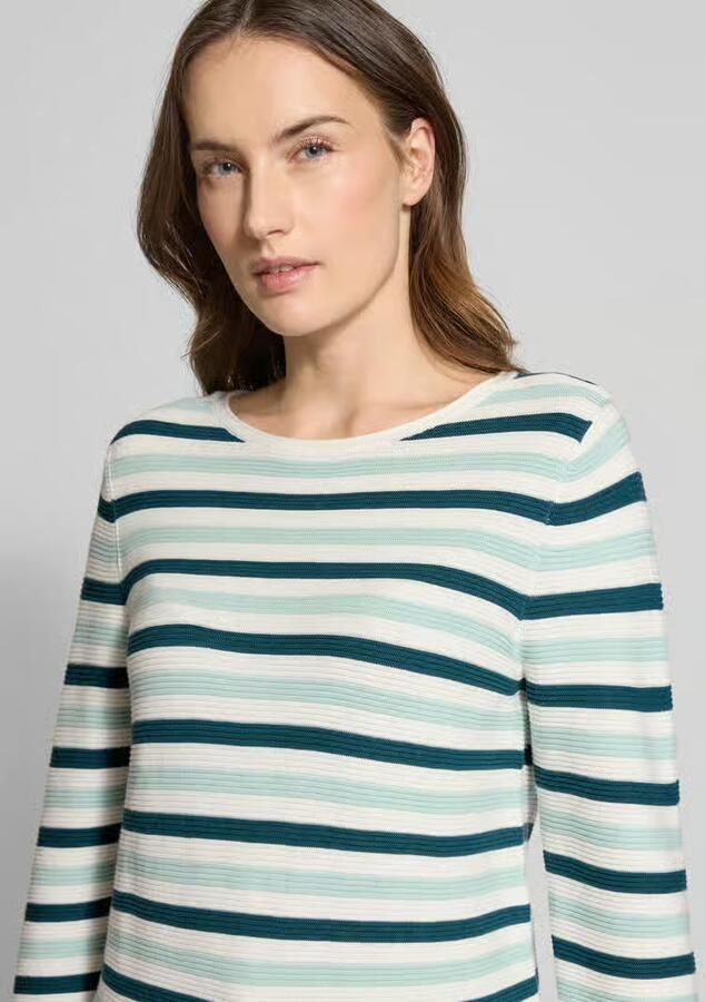 Tom Tailor Regular fit gebreide pullover van zuiver katoen - Foto 2