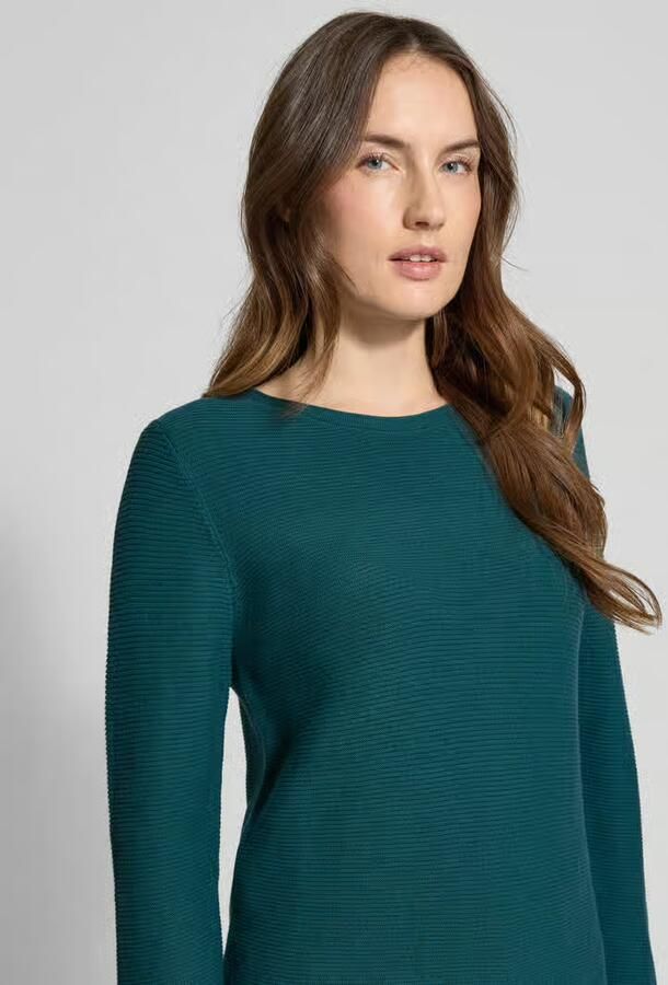 Tom Tailor Regular fit gebreide pullover van zuiver katoen - Foto 2