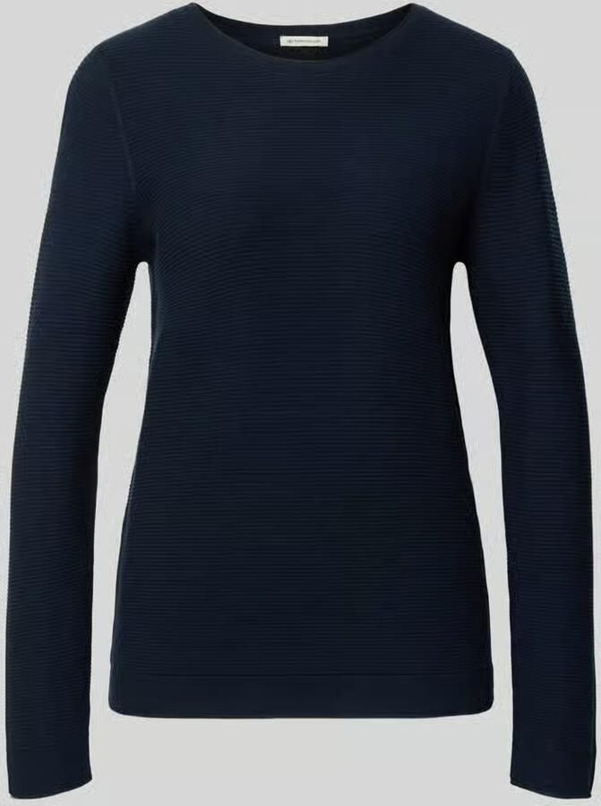 Tom Tailor Regular fit gebreide pullover van zuiver katoen