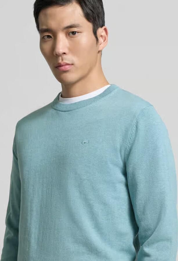Tom Tailor Regular fit gebreide pullover van zuiver katoen - Foto 2
