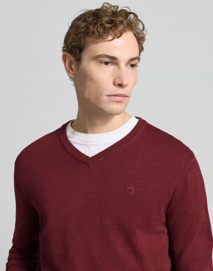 Tom Tailor Regular fit gebreide pullover van zuiver katoen - Foto 2