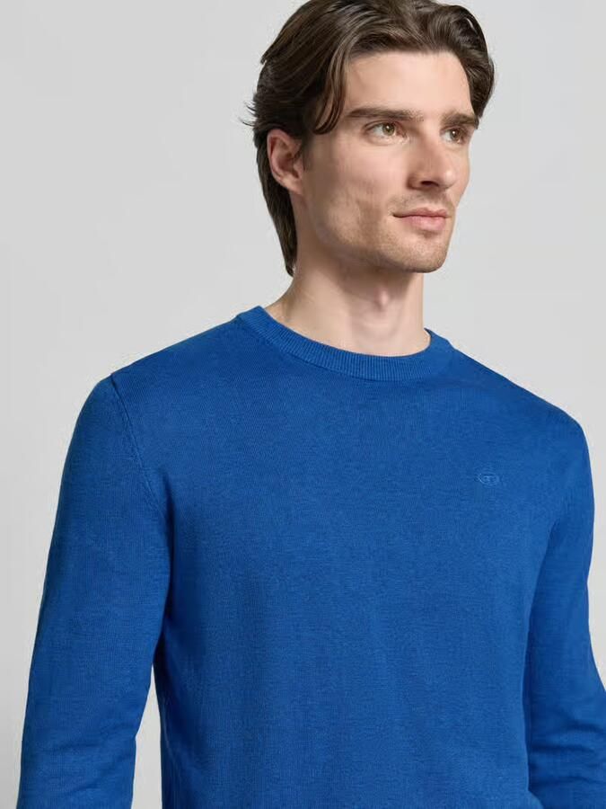 Tom Tailor Regular fit gebreide pullover van zuiver katoen - Foto 2
