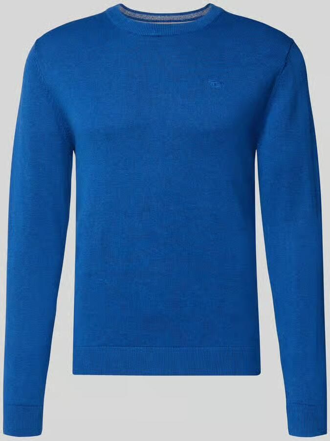 Tom Tailor Regular fit gebreide pullover van zuiver katoen