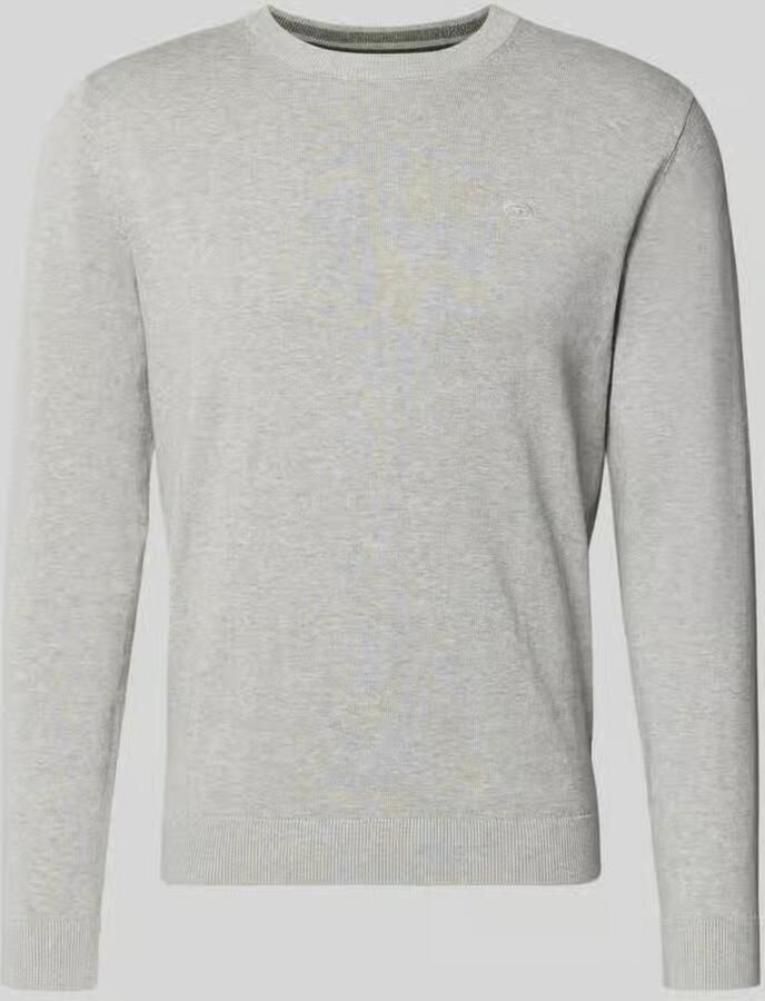 Tom Tailor Regular fit gebreide pullover van zuiver katoen