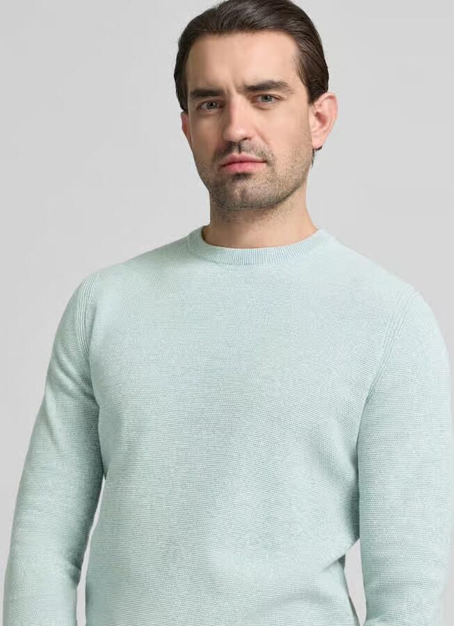 Tom Tailor Regular fit gebreide pullover van zuiver katoen - Foto 2