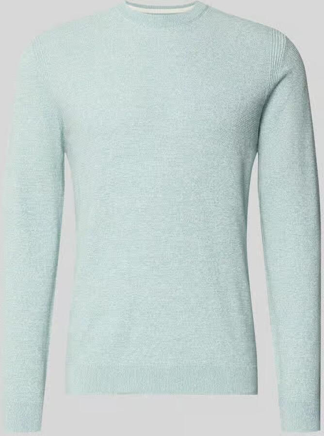 Tom Tailor Regular fit gebreide pullover van zuiver katoen