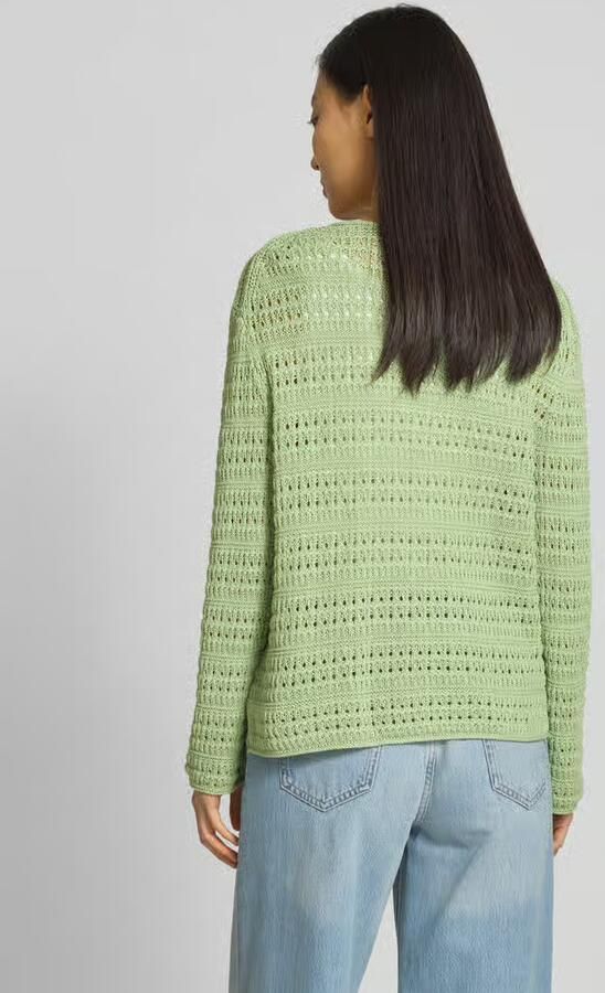 Tom Tailor Regular fit gebreide pullover van zuiver katoen - Foto 4