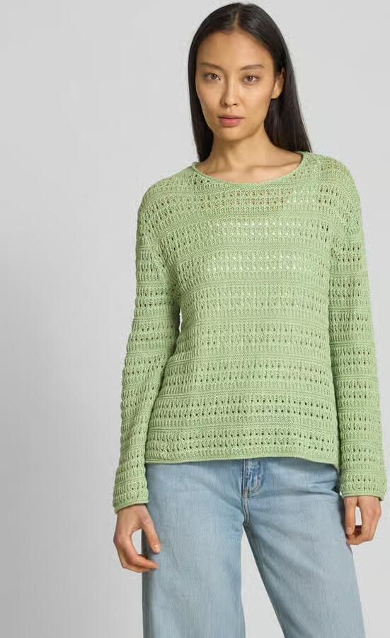 Tom Tailor Regular fit gebreide pullover van zuiver katoen - Foto 3