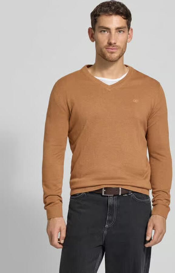 Tom Tailor Regular fit gebreide pullover van zuiver katoen - Foto 2