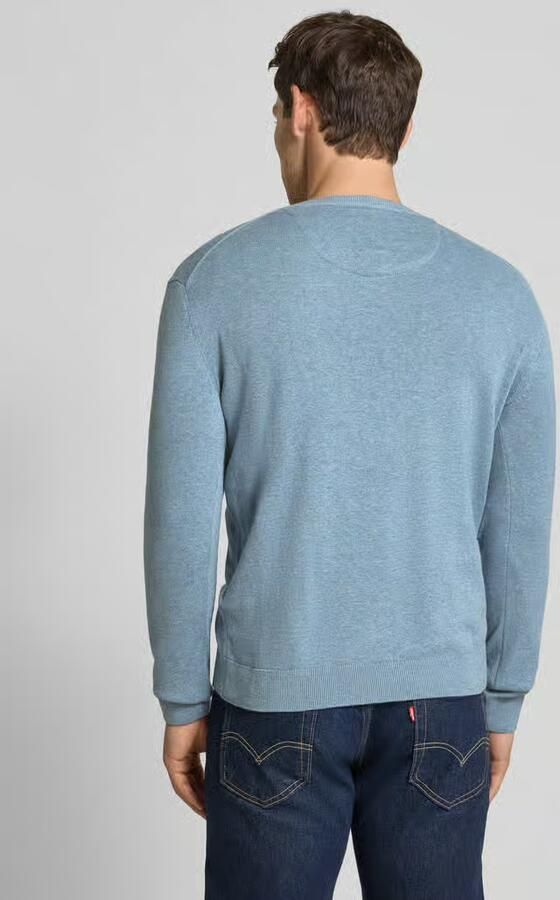 Tom Tailor Regular fit gebreide pullover van zuiver katoen - Foto 3
