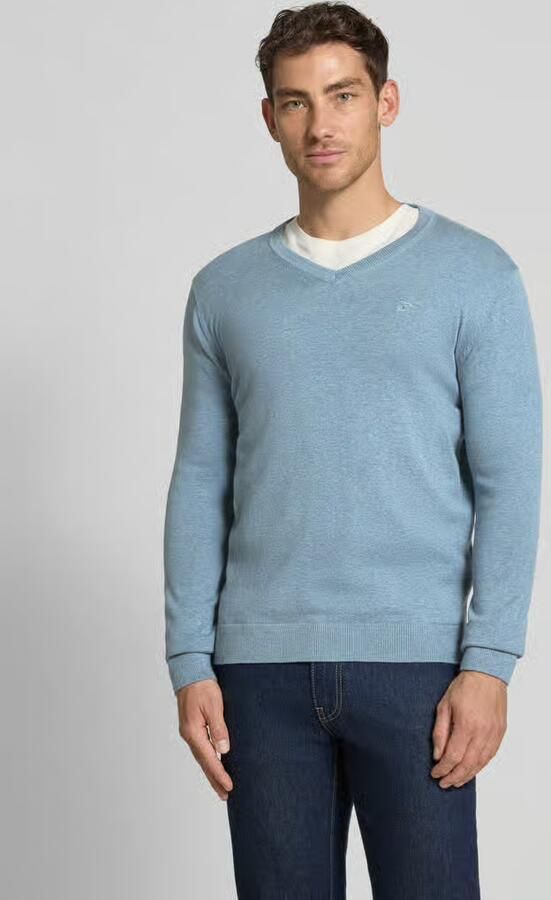 Tom Tailor Regular fit gebreide pullover van zuiver katoen - Foto 4