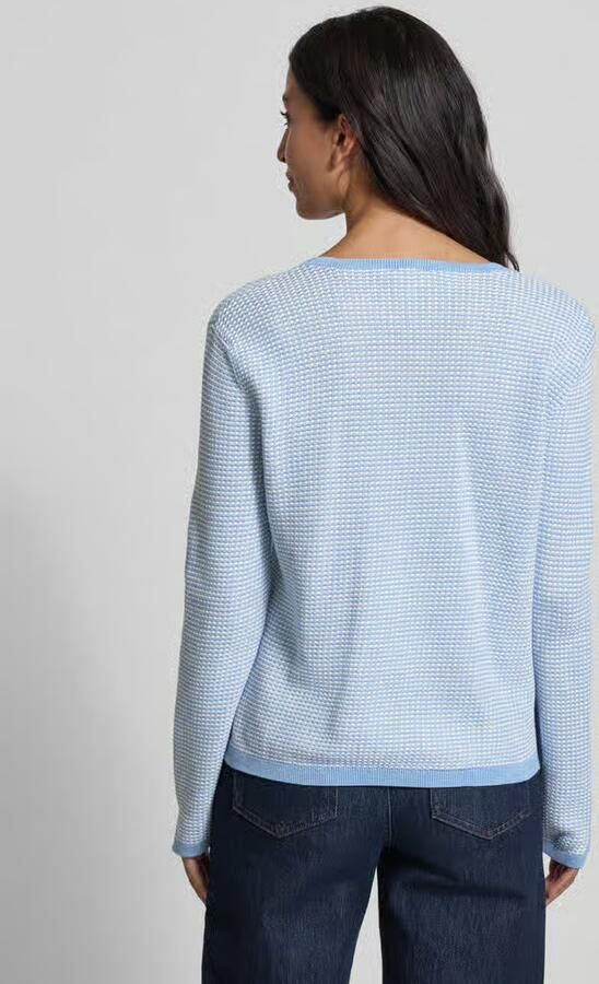 Tom Tailor Regular fit gebreide pullover van zuiver katoen
