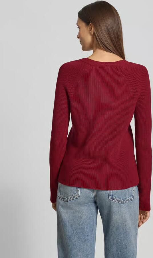 Tom Tailor Regular fit gebreide pullover van zuiver katoen