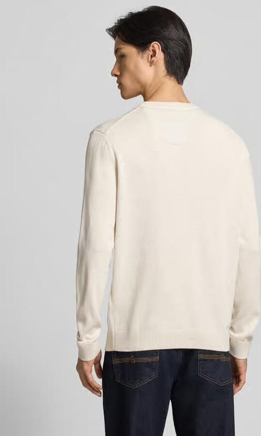 Tom Tailor Regular fit gebreide pullover van zuiver katoen