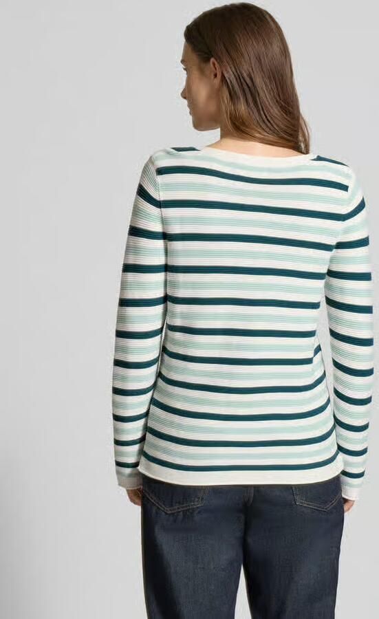 Tom Tailor Regular fit gebreide pullover van zuiver katoen - Foto 4