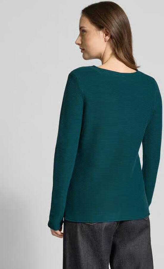 Tom Tailor Regular fit gebreide pullover van zuiver katoen