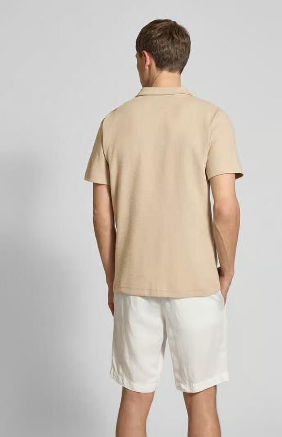 Tom Tailor Regular fit geribd poloshirt met stretch