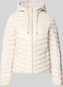 Tom Tailor Regular fit gewatteerd jack met capuchonkraag