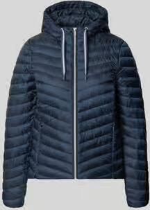Tom Tailor Regular fit gewatteerd jack met capuchonkraag
