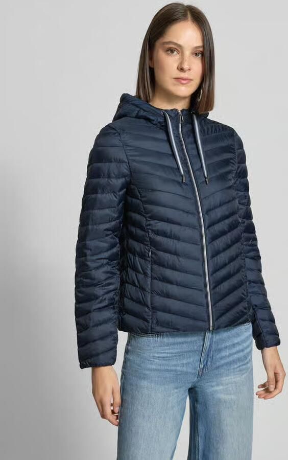 Tom Tailor Regular fit gewatteerd jack met capuchonkraag - Foto 3