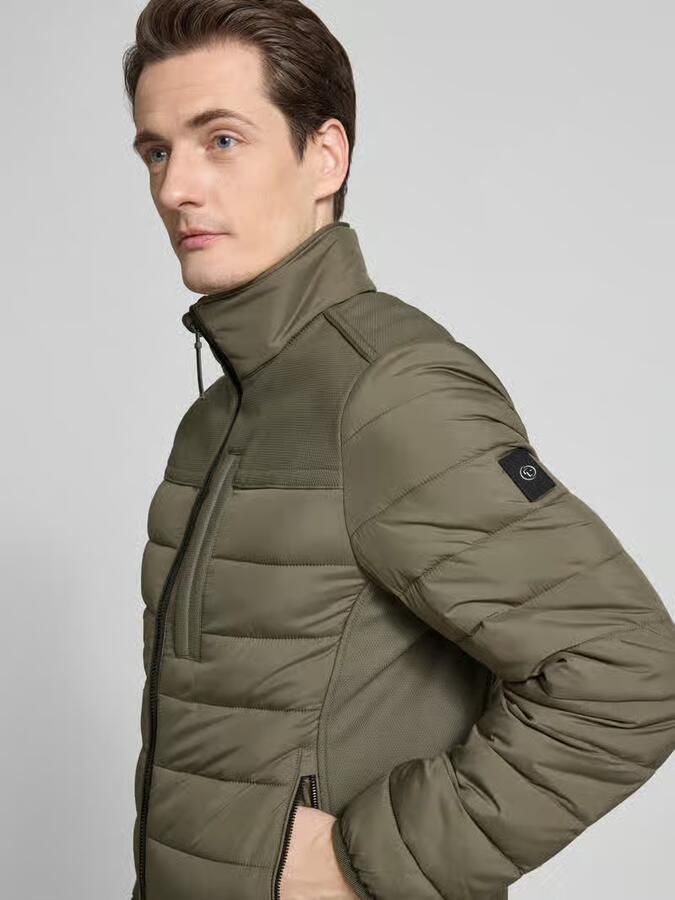 Tom Tailor Regular fit gewatteerd jack met elastische inzetten opzij - Foto 2