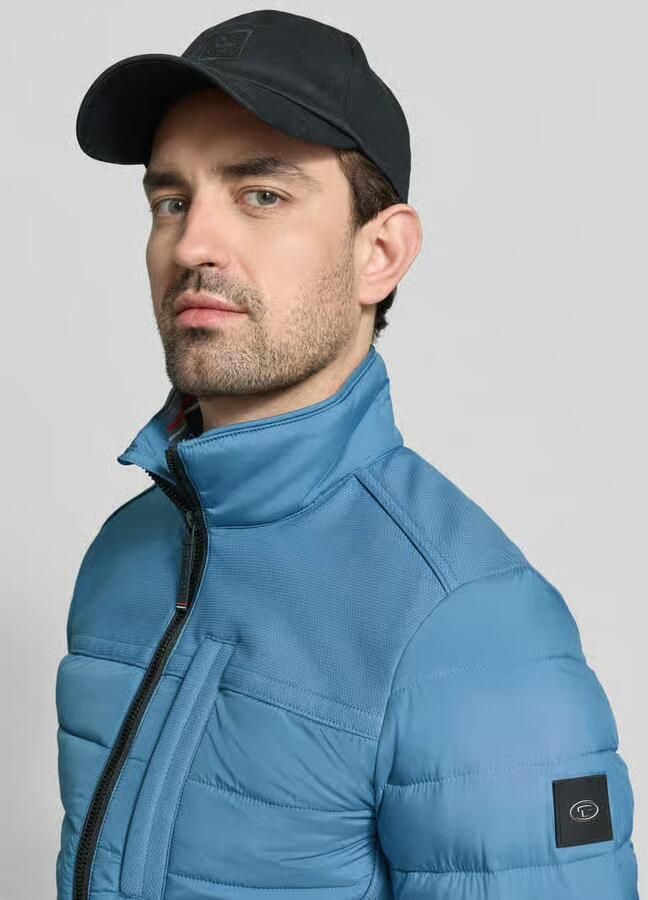 Tom Tailor Regular fit gewatteerd jack met elastische inzetten opzij - Foto 2