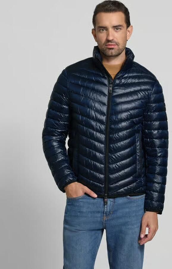 Tom Tailor Regular fit gewatteerd jack met mesh details - Foto 2