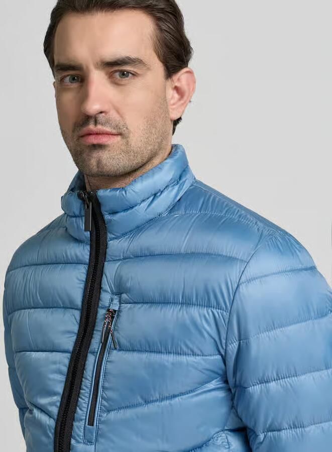 Tom Tailor Regular fit gewatteerd jack met opstaande kraag - Foto 2