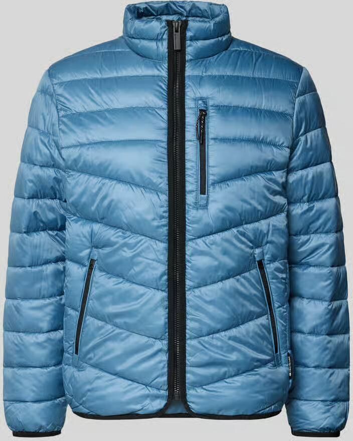 Tom Tailor Regular fit gewatteerd jack met opstaande kraag